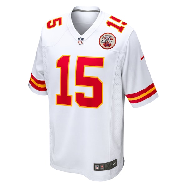 Patrick Mahomes Kansas City Chiefs Nike Game Jersey - White/Red - Image 4
