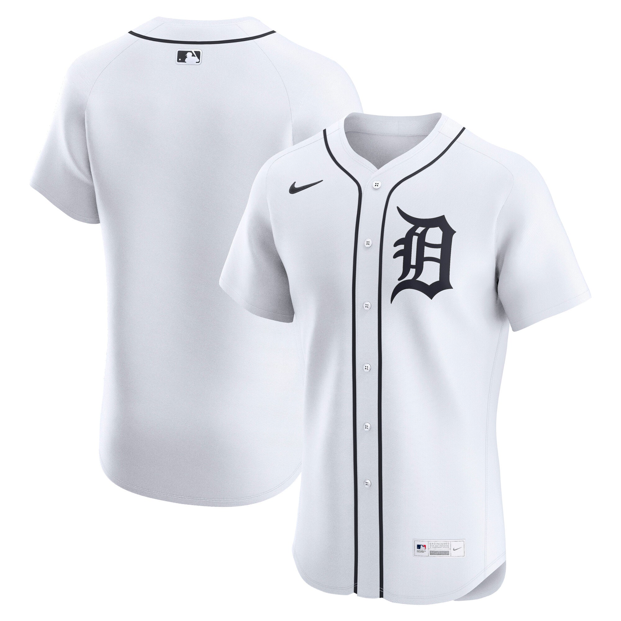 Detroit Tigers Nike Alternate 2 Elite Jersey - Navy/White - Image 5