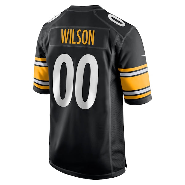 Payton Wilson Pittsburgh Steelers Nike 2024 NFL Draft Game Jersey - Black - Image 3