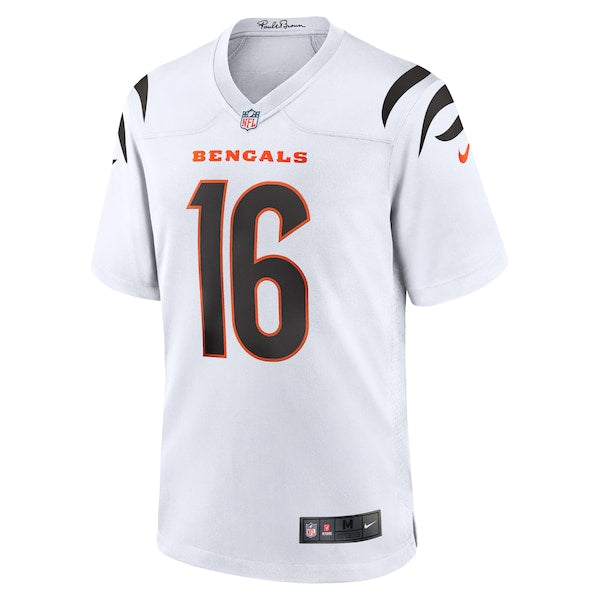 Joe Flacco Cincinnati Bengals Nike Game Jersey - White/Orange - Image 3