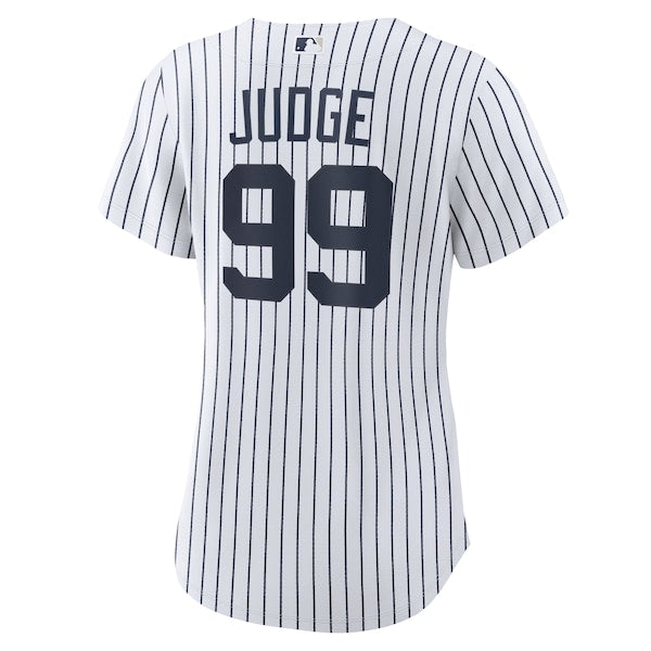 Aaron Judge New York Yankees Nike Women's Home Replica Player Jersey - White/Navy - Image 4
