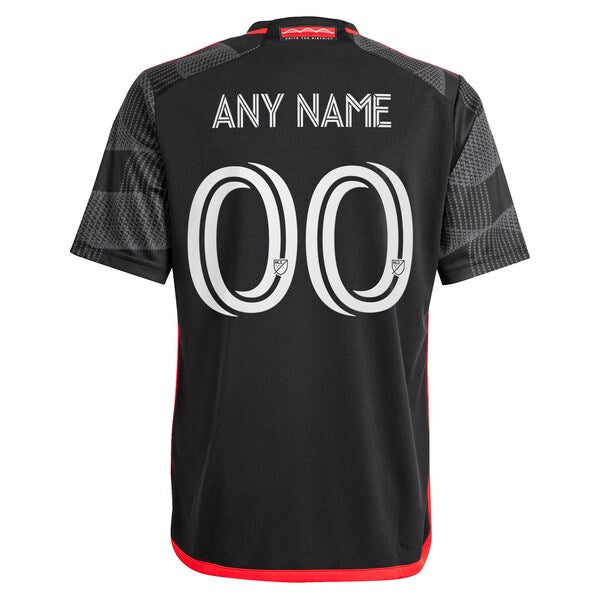 D.C. United adidas Youth 2024 The Icon Kit Replica Custom Jersey?ยจC Black - Image 3