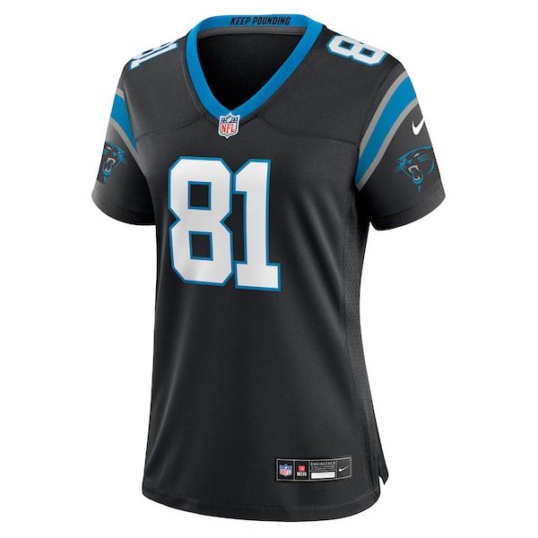 Hayden Hurst Carolina Panthers Nike Women's Team Game Jersey - Black - Image 2