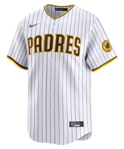 Alternative view of Blake Snell San Diego Padres Nike Home Limited Player Jersey - White