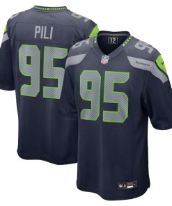 Brandon Pili Seattle Seahawks Nike Team Game Jersey -  College Navy