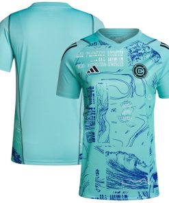 Chicago Fire adidas Women's 2024 One Planet Replica Jersey - Green