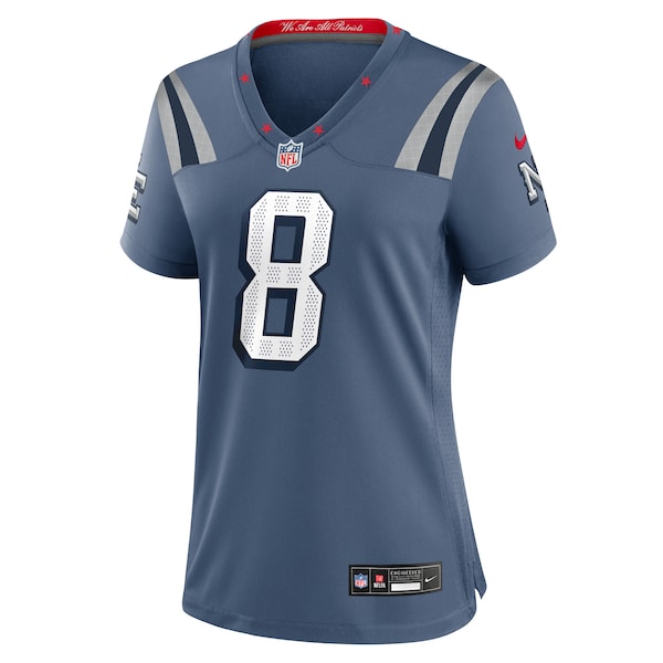 Stefon Diggs New England Patriots Nike Women's 2025 Rivalries Collection Game Jersey - Storm Blue - Image 2