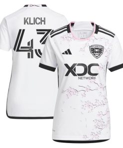 Mateusz Klich D.C. United adidas Women's 2024 The Cherry Blossom Kit Replica Player Jersey - White