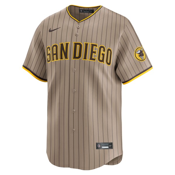 Mason Miller San Diego Padres Nike Alternate Limited Player Jersey - Khaki/White - Image 3