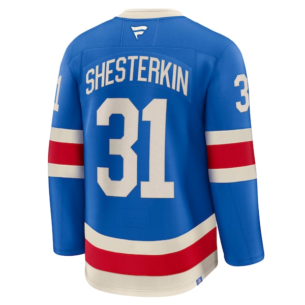 Igor Shesterkin New York Rangers Centennial Premium Jersey - Blue - Image 3