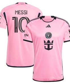 Lionel Messi Inter Miami CF adidas 2024 2getherness 2024 2getherness Authentic Player Jersey - Pink