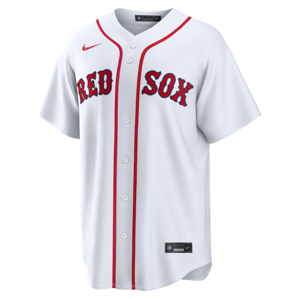 Ranger Su¨¢rez Boston Red Sox Nike Home Replica Jersey - White - Image 2