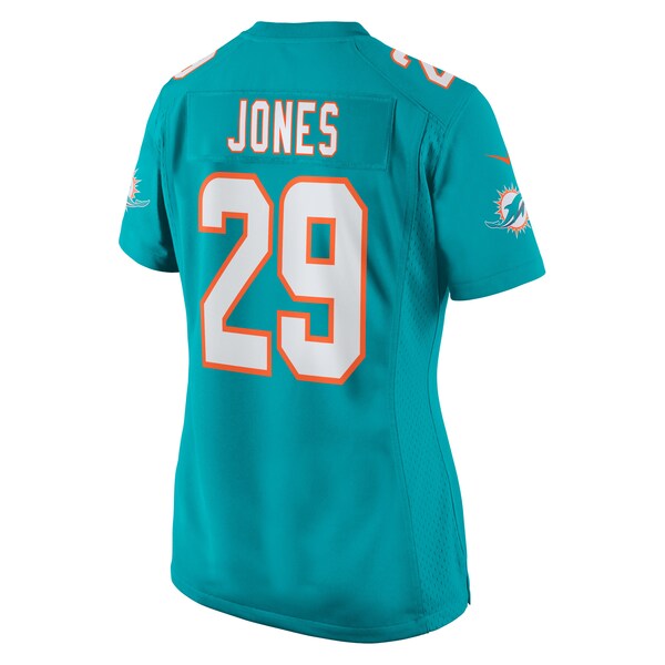 Brandon Jones Miami Dolphins Nike Women's Team Game Jersey - Aqua - Image 3