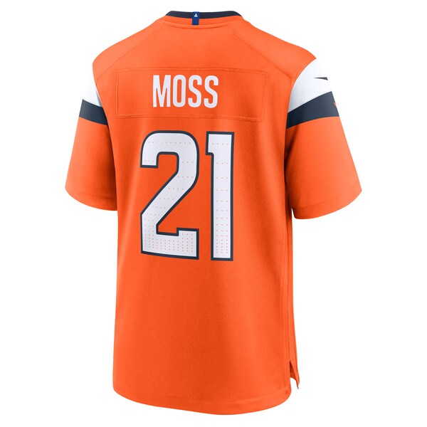 Riley Moss Denver Broncos Nike Team Game Jersey - Orange - Image 4