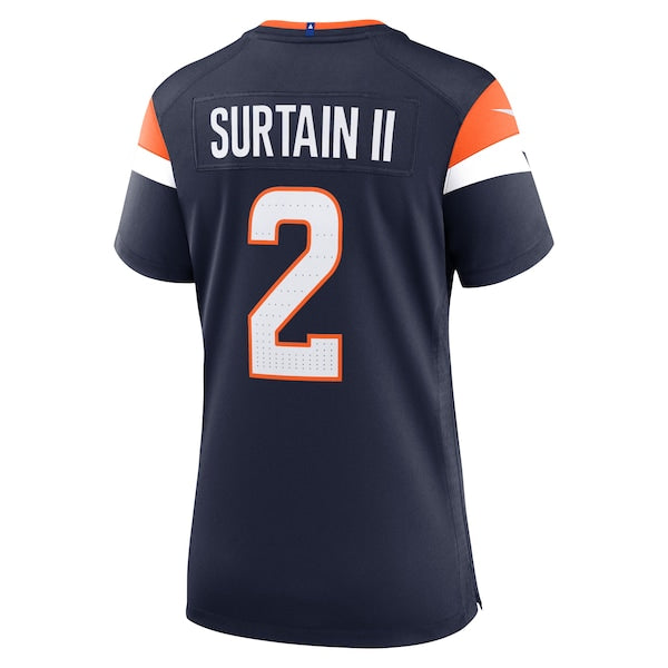 Patrick Surtain II Denver Broncos Nike Women's Alternate Game Jersey - Navy - Image 4