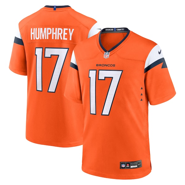Lil'Jordan Humphrey Denver Broncos Nike Team Game Jersey - Orange