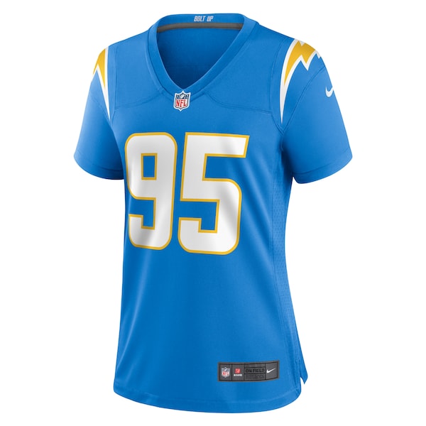 Poona Ford Los Angeles Chargers Nike Women's Team Game Jersey - Powder Blue - Image 2