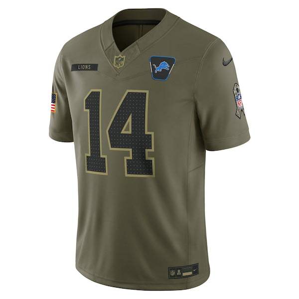 Amon-Ra St. Brown Detroit Lions Nike 2025 Salute to Service Limited Jersey - Olive - Image 2