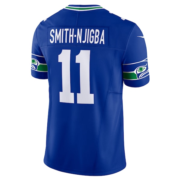 Jaxon Smith-Njigba Seattle Seahawks Nike 50th Season Vapor F.U.S.E. Limited Jersey - Royal/College Navy - Image 4