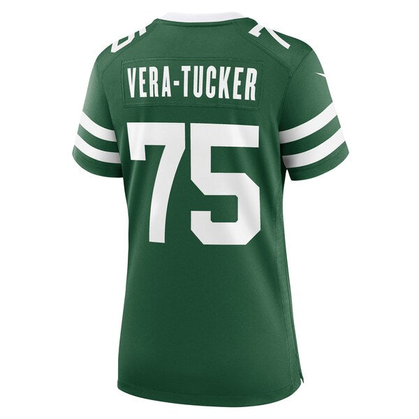 Alijah Vera-Tucker New York Jets Nike Women's Team Game Jersey - Legacy Green - Image 3