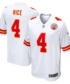 Rashee Rice Kansas City Chiefs Nike  Game Jersey -  White/Red