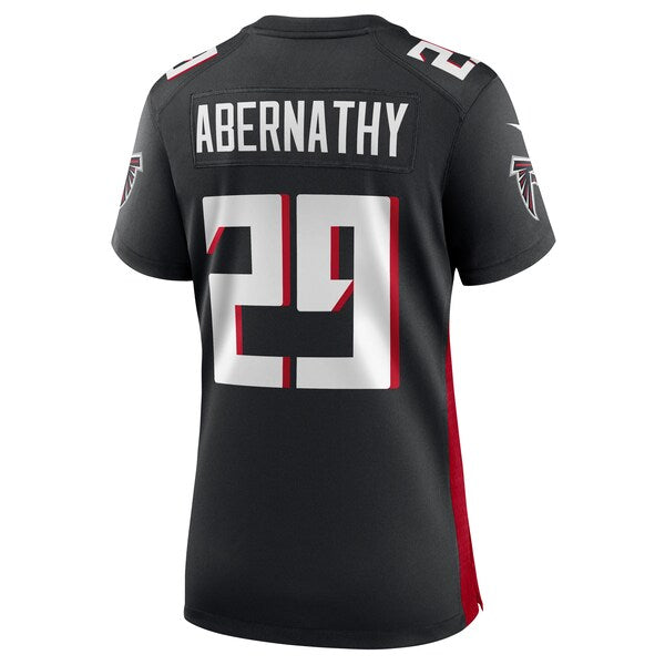 Micah Abernathy Atlanta Falcons Nike Women's Team Game Jersey - Black - Image 3
