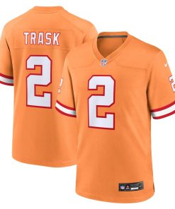 Kyle Trask Tampa Bay Buccaneers Nike Throwback Game Jersey - Orange
