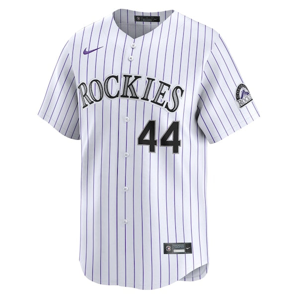 Elehuris Montero Colorado Rockies Nike Home Limited Player Jersey - White - Image 2