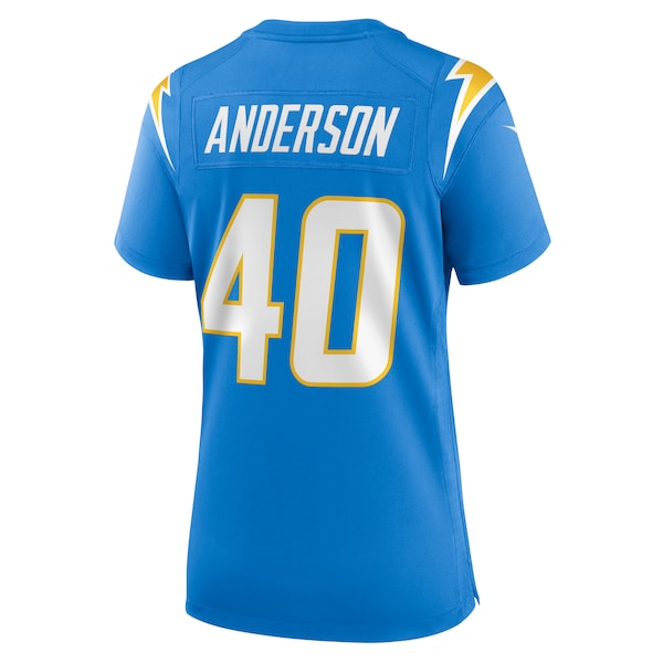 Stephen Anderson Los Angeles Chargers Nike Women's Game Jersey - Powder Blue - Image 3