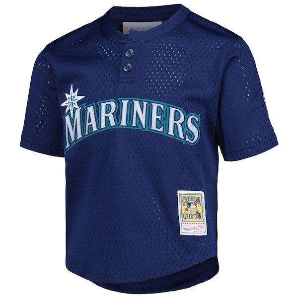 Ken Griffey Jr. Seattle Mariners Preschool Cooperstown Collection?Mesh Batting Practice Jersey - Navy - Image 2