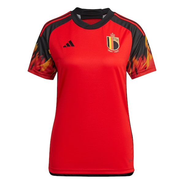 Belgium National Team adidas Women's 2022/23 Home Replica Jersey - Red - Image 2