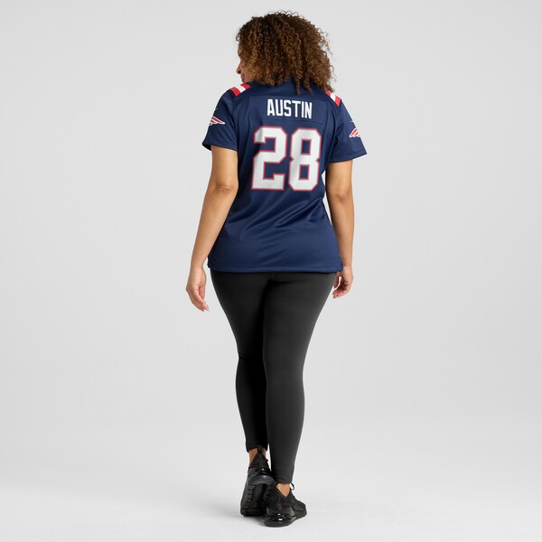 Alex Austin New England Patriots Nike Women's Game Jersey - Navy - Image 4