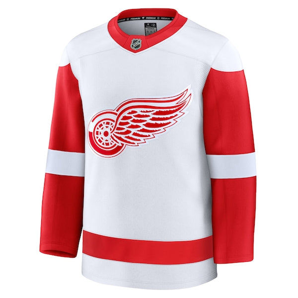 Detroit Red Wings Away Premium Jersey - White/Red - Image 4