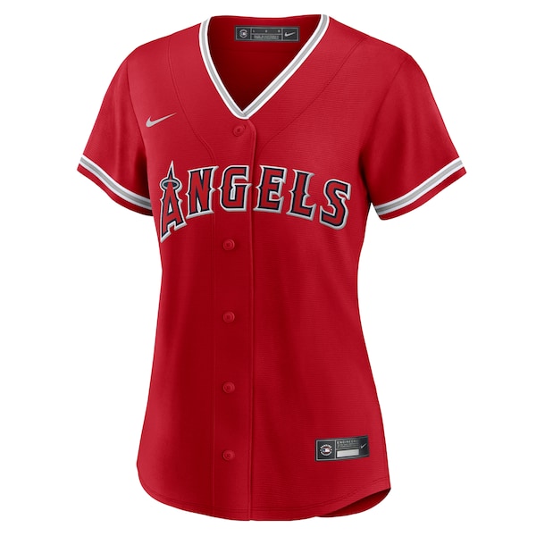 Los Angeles Angels Nike Women's Alternate Replica Team Jersey - Red - Image 2