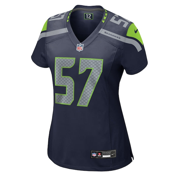 Frank Clark Seattle Seahawks Nike Women's Game Jersey - College Navy - Image 2