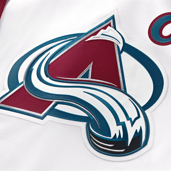 Colorado Avalanche Away Premium Custom Jersey - White/Navy/Burgundy - Image 6