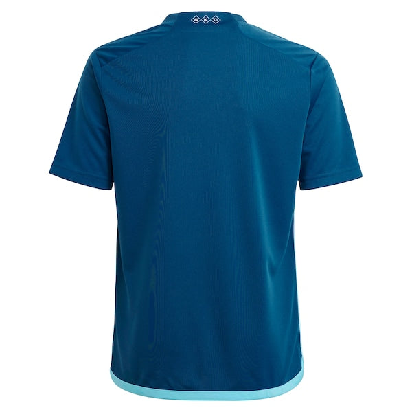 Sporting Kansas City adidas Youth 2024 Diamonds Our Forever Replica Jersey?ยจC Navy - Image 3