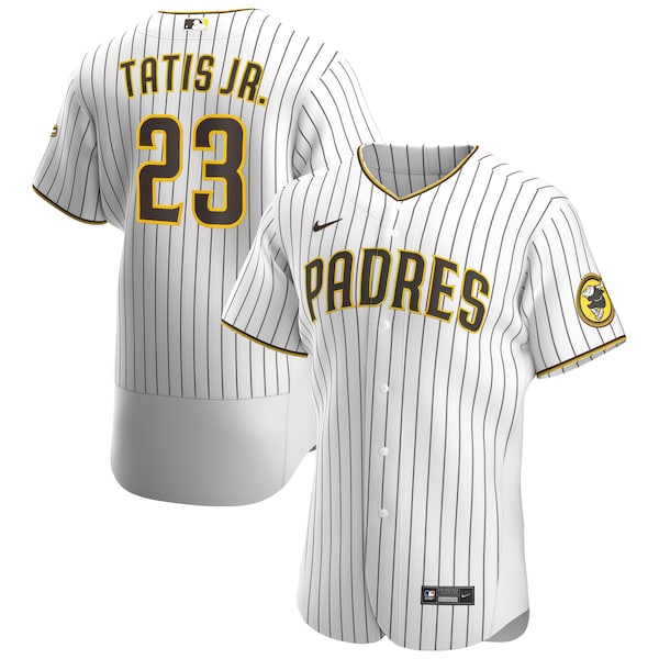 Fernando Tat¨ªs Jr. San Diego Padres Nike Home Authentic Player Jersey - White/Brown