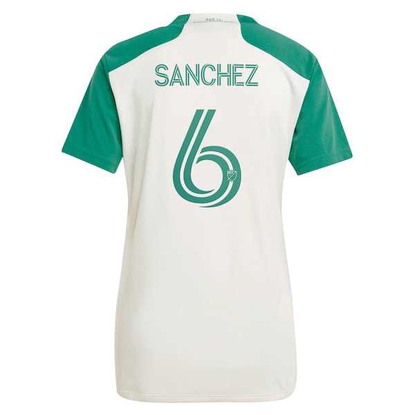 Ilie Sanchez Austin FC adidas Women's 2024 The Armadillo Kit Replica Player Jersey - Tan - Image 3