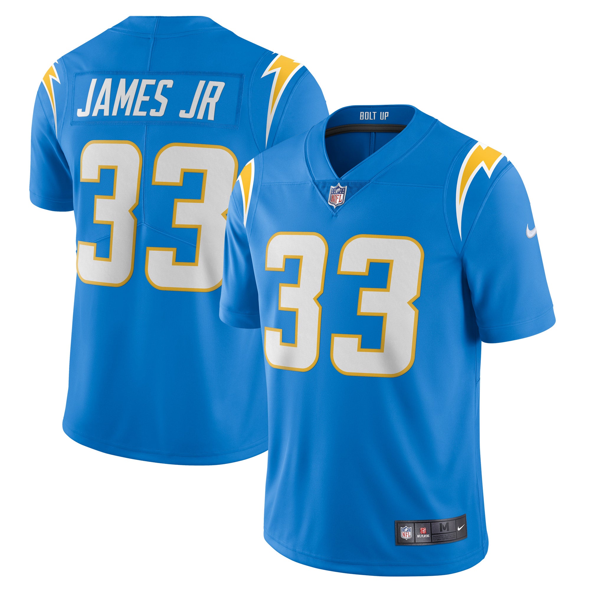 Derwin James Los Angeles Chargers Nike 2nd Alternate Vapor Limited Jersey - Royal/Powder Blue - Image 6