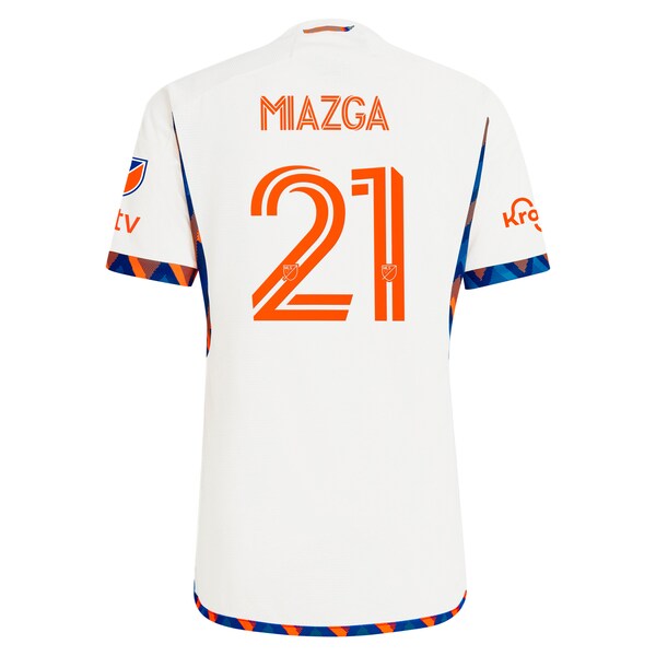 Matt Miazga FC Cincinnati adidas 2024 The Canvas Kit Authentic Player Jersey - White - Image 4