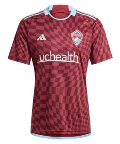 Alternative view of Djordje Mihailovic Colorado Rapids adidas 2024 One Flag Kit Replica Player Jersey - Burgundy