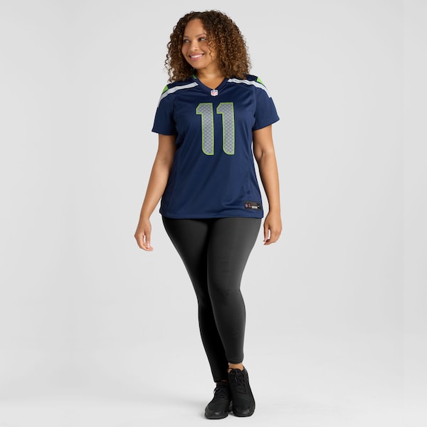 Jaxon Smith-Njigba Seattle Seahawks Nike Women's Team Game Jersey - College Navy - Image 7