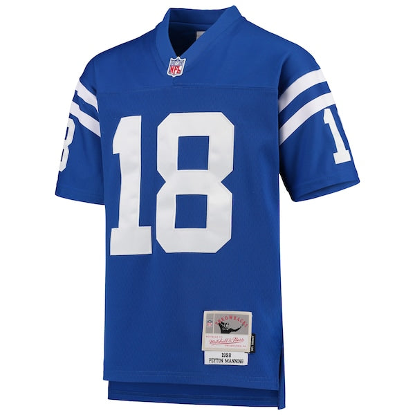 Peyton Manning Indianapolis Colts Youth 1998 Legacy Retired Player Jersey - Royal/White - Image 3