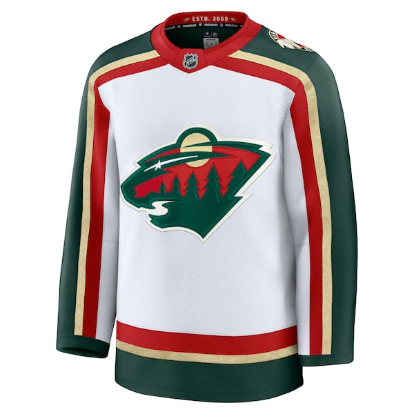 Minnesota Wild 25th Anniversary Premium Jersey - White/Green - Image 2