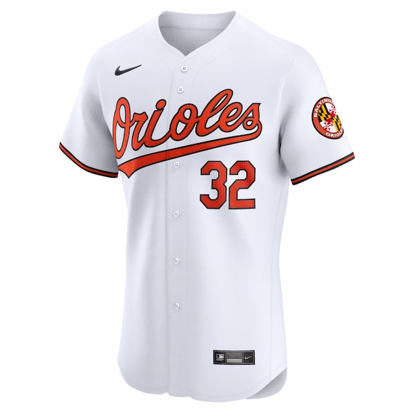 Ryan O'Hearn Baltimore Orioles Nike Home Elite Player Jersey - White - Image 2