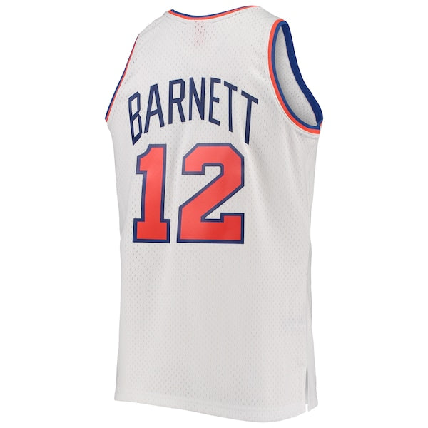 Dick Barnett New York Knicks 1969/70 Hardwood Classics Swingman Jersey - White - Image 3