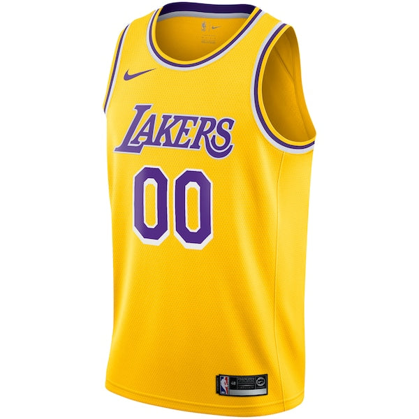 Los Angeles Lakers Nike Custom Swingman Jersey Gold - Icon Edition - Image 2