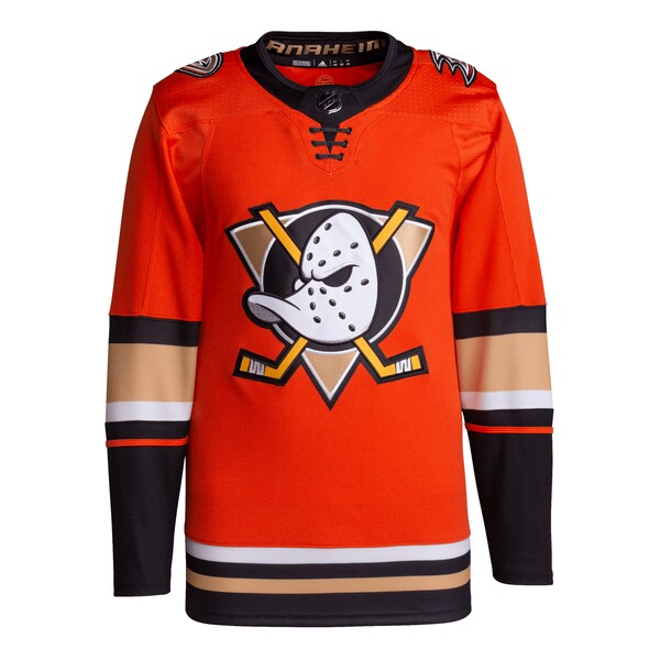 Anaheim Ducks adidas Men's Alternate Primegreen Authentic Blank Jersey - Orange - Image 2