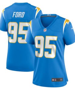 Poona Ford Los Angeles Chargers Nike Women's Team Game Jersey -  Powder Blue